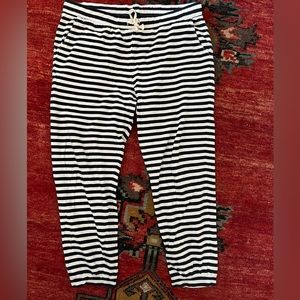 J. Crew Striped Pajama Joggers